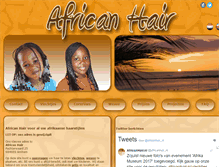 Tablet Screenshot of africanhair.nl